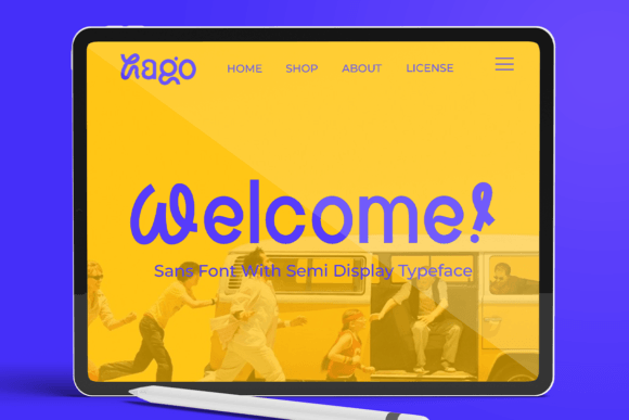 Hago Font preview 4