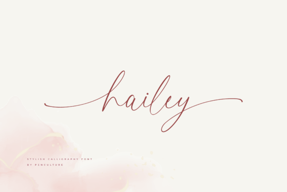 Hailey Font preview 2
