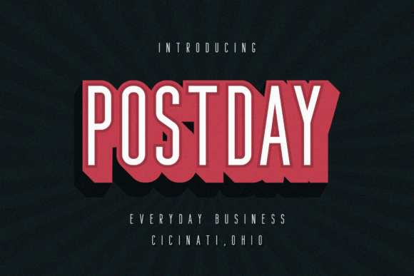 Bondie Font preview 2