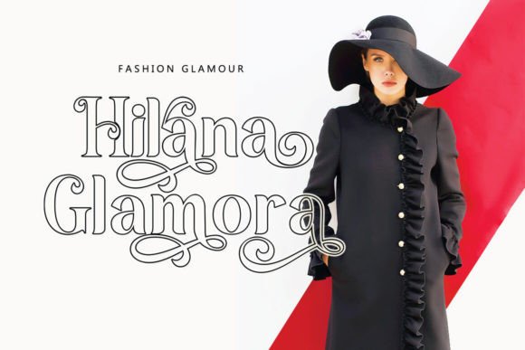 Hailey Santia Font preview 2