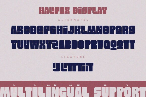 Halifax Font preview 4