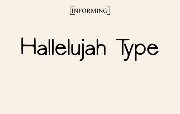 Hallelujah Type Font