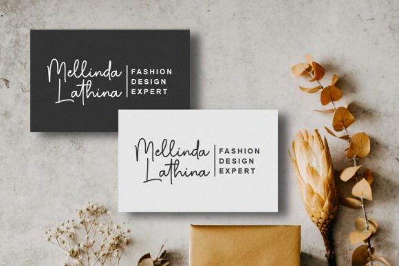 Halistine Signature Font preview 4