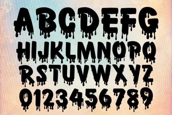 Halloween Font preview 3