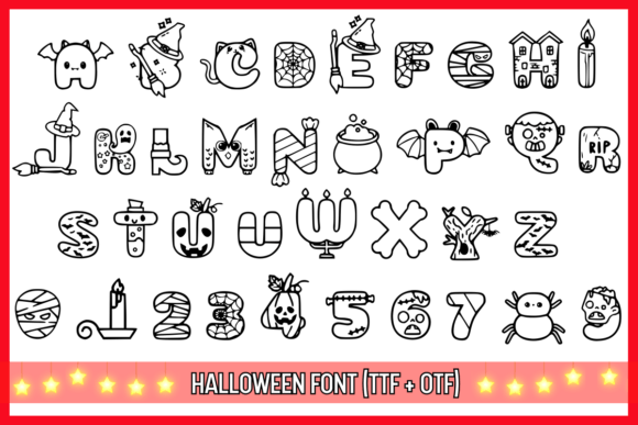 Halloween Font preview 4