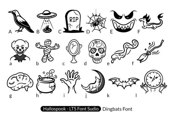 Hallospook Font preview 3