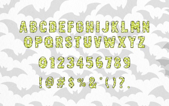 Halloween Army Set Font preview 2