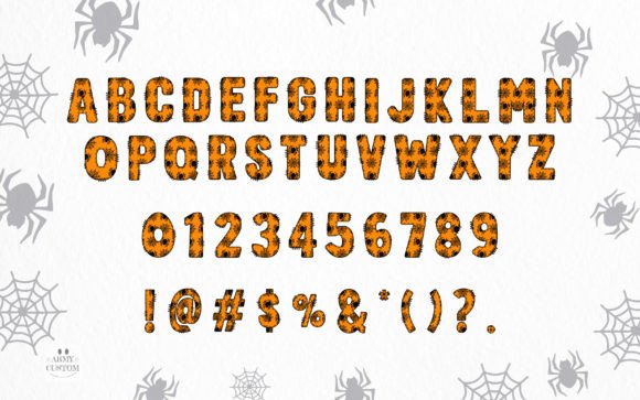Halloween Army Spider Font preview 3