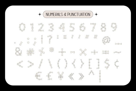 Halloween Bone Font preview 3