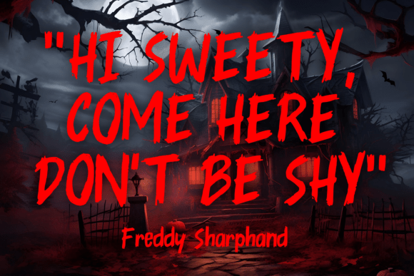 Halloween Breakfast Font preview 2