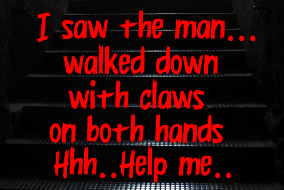 Halloween Breakfast Font preview 3
