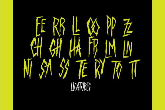 Halloween Ghouls Font preview 4