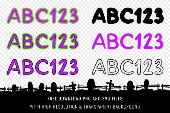Halloween Kids Font preview 3