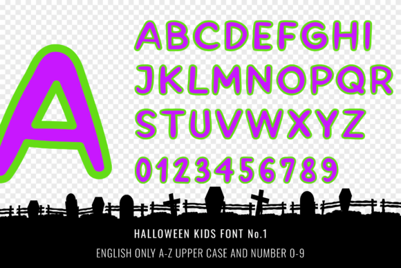 Halloween Kids Font preview 4