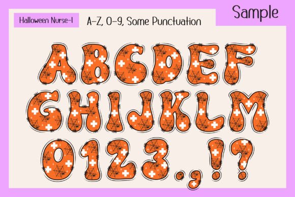 Halloween Nurse Font preview 3