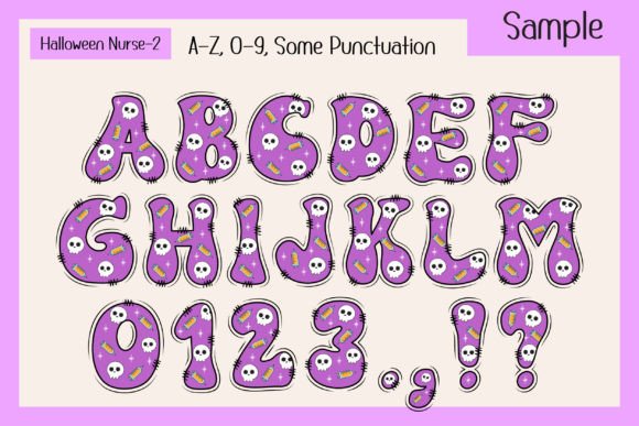 Halloween Nurse Font preview 4