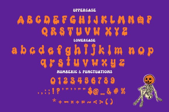 Halloween Retro Font preview 4