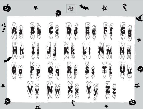 Halloween Spooky Font preview 2