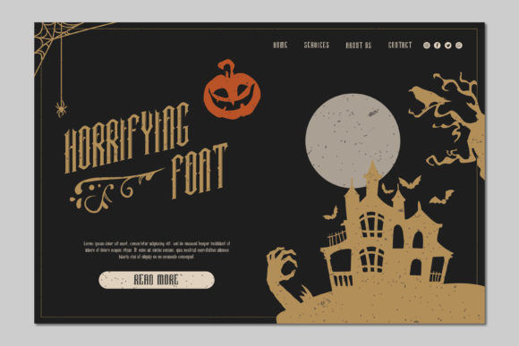 Halloween Witch Font preview 4