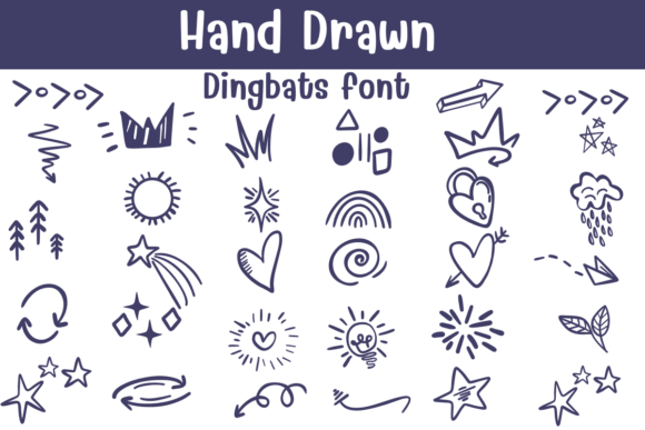 Hand Drawn Font preview 2