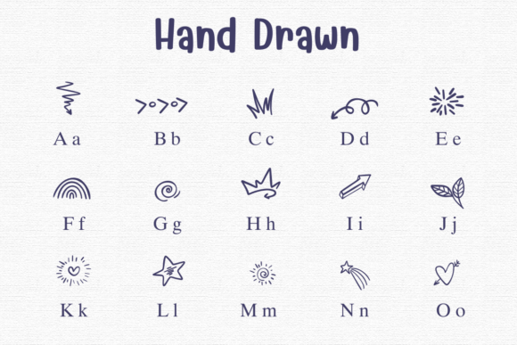 Hand Drawn Font preview 4