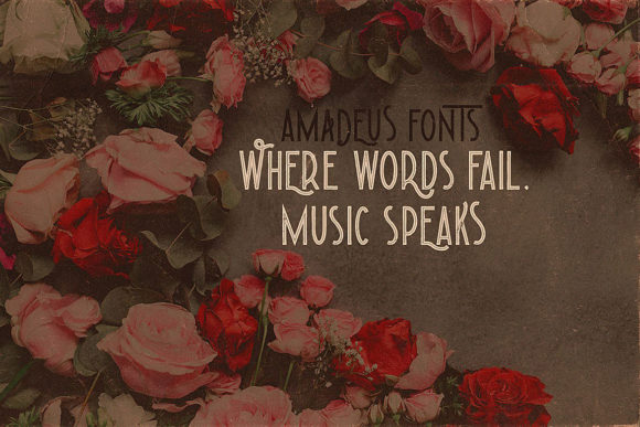 Amadeus Font preview 4