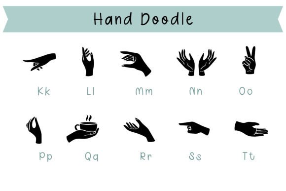 Hand Doodle Font preview 3