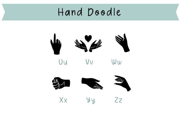 Hand Doodle Font preview 4