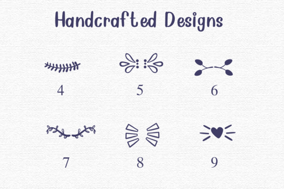 Handcrafted Designs Font preview 4