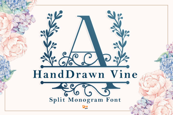 Handdrawn Vine Font