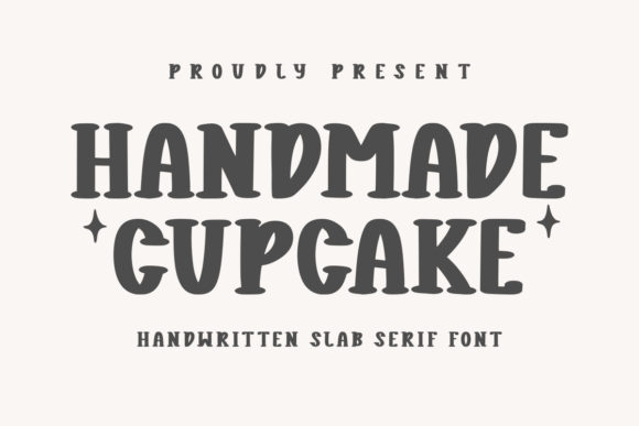 Handmade Cupcake Font