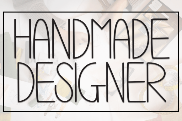Handmade Designer Font