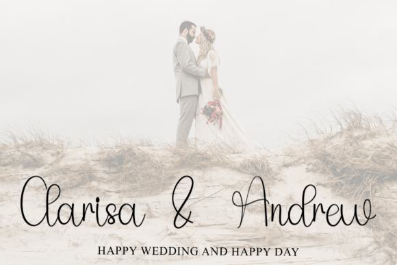 Handmade Wedding Font preview 2