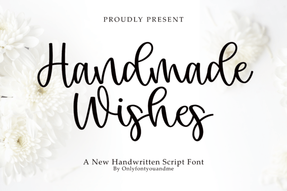 Handmade Wishes Font preview 2