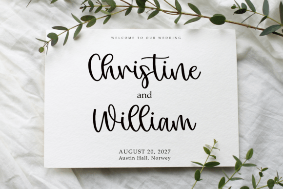 Handmade Wishes Font preview 4