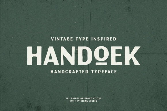 Handoek Font