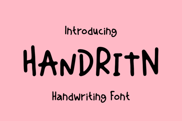 Handritn Font Font