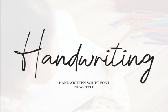 Handwriting Font preview 2