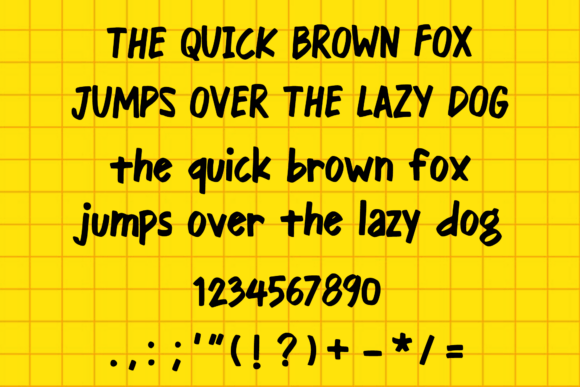 Handwriting Marker Font preview 4