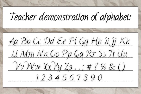 Handwriting Form Font preview 4