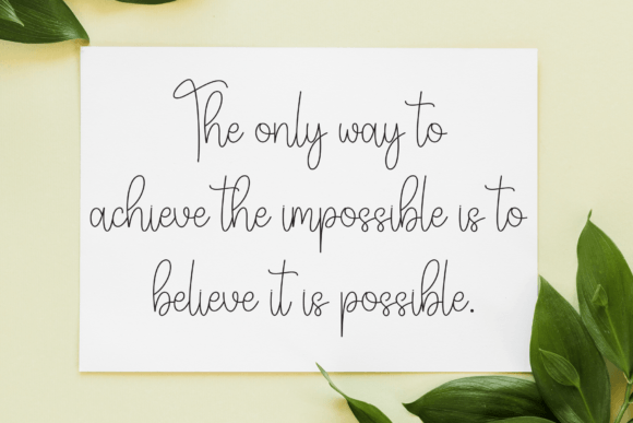 Handwritten Font preview 6