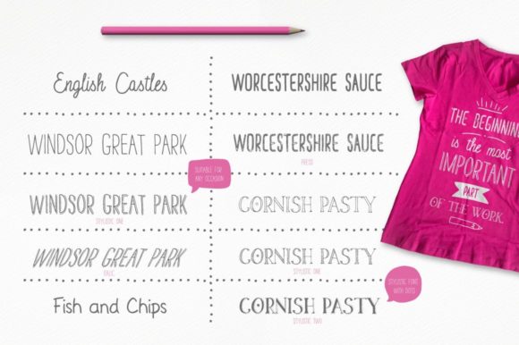 Handwritten Font Collection Font preview 3