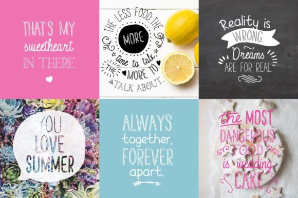 Handwritten Font Collection Font preview 4