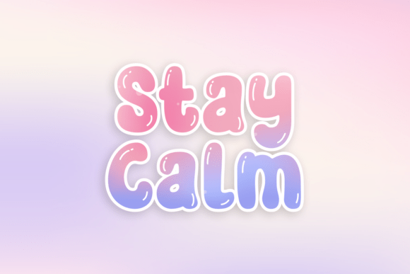 Handy Bubble Font preview 2