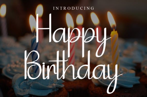 Happy Birthday Font