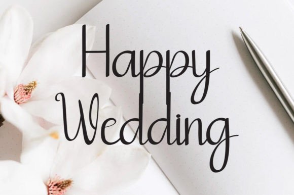 Happy Birthday Font preview 3