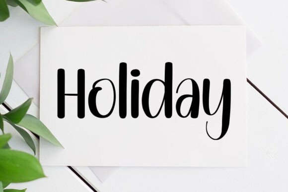 Happy Christmas Font preview 3