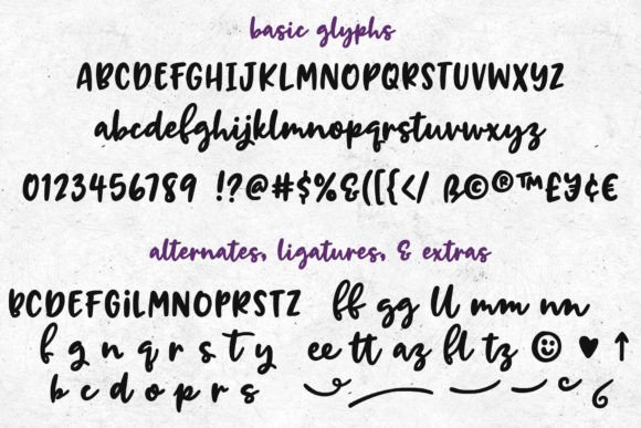 Breaking Bread Font preview 2