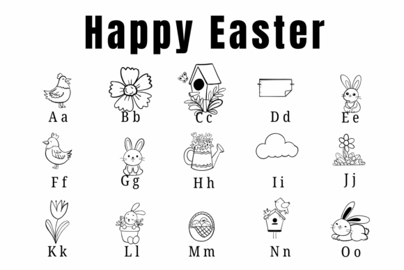 Happy Easter Font preview 4