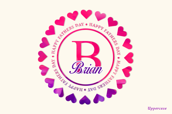 Happy Fathers Day Font preview 3